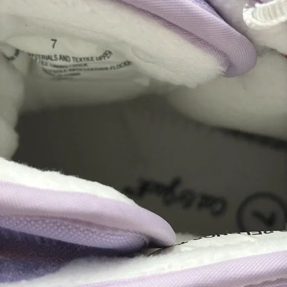 NWT Cat & Jack Purple Winter Boots Toddler Size 7 - Picture 9 of 17